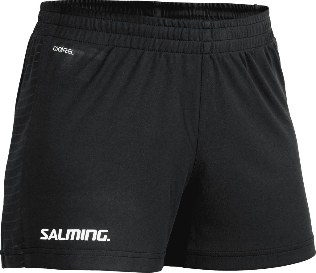 Salming Diamond Game Shorts kurze Damen Hose Sporthose Hot Pants schwarz 1198737-0101, Größe:XXL