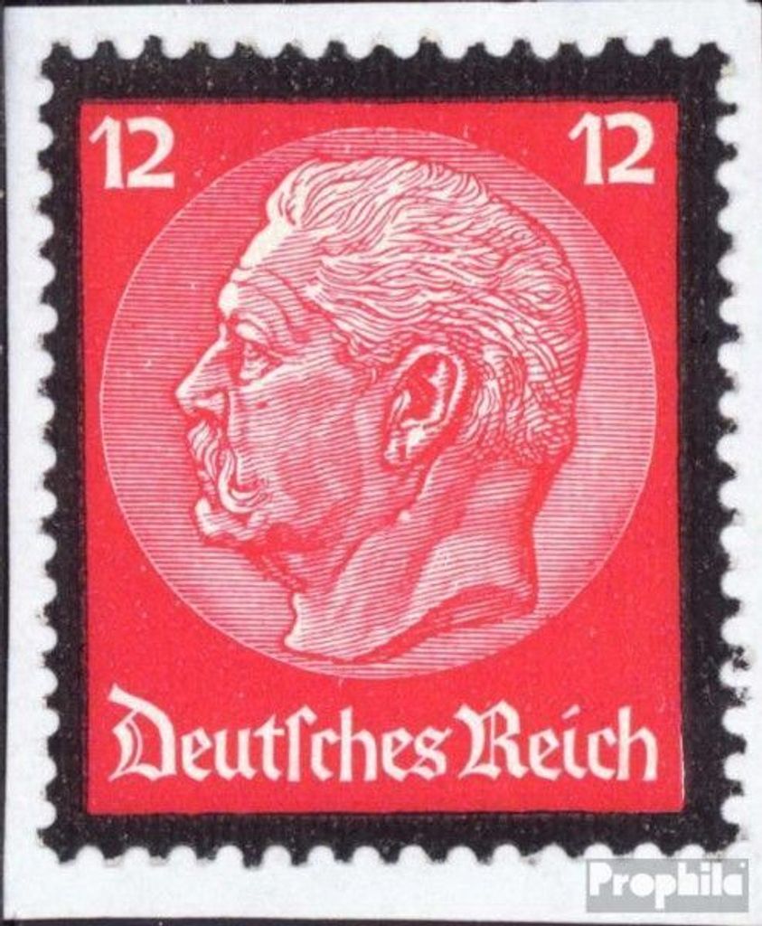 Briefmarken Deutsches Reich 1934 Mi 552 postfrisch Zum Tode Hindenburgs
