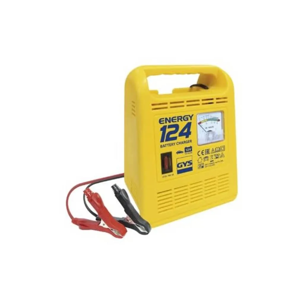 GYS Energie 124 Chargeur 70W avec Protection Surcharge 10-45 Ah