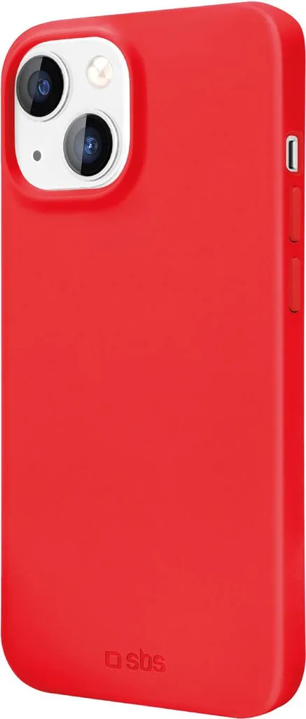 Coque Rouge SBS 15,5 cm avec Finition Soft Touch pour Mobile 6,1"