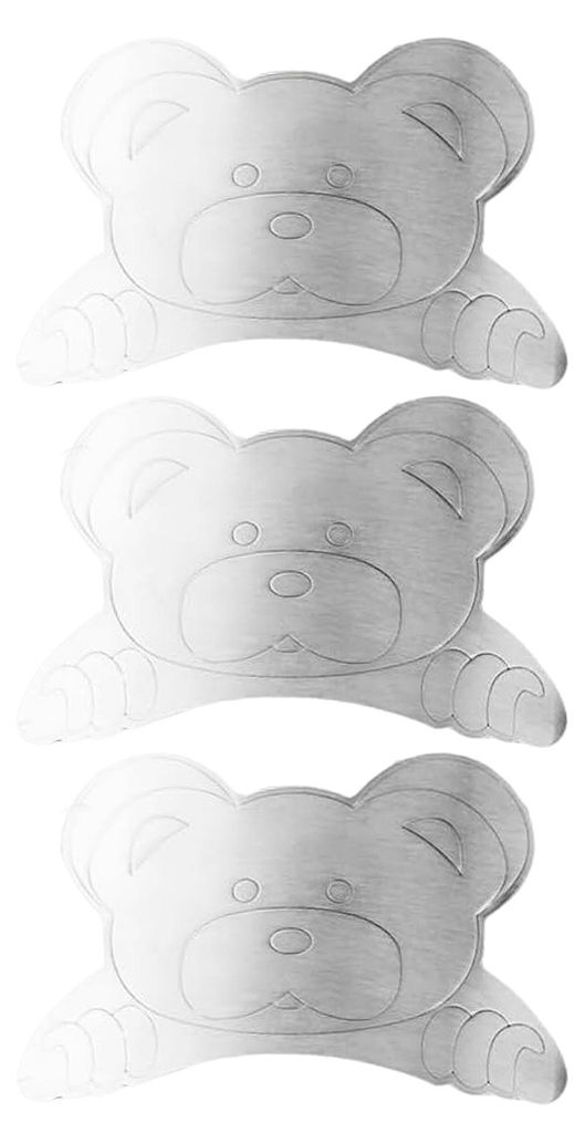 3-teiliger Fingerschutz aus Edelstahl, verstellbar, zum Schneiden von Gemüse, Fleisch und Obst, ergonomisches Design, schnittfest, Küchenhelfer