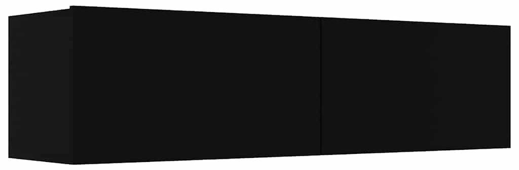 vidaXL TV-Schrank Schwarz 120x30x30 cm Holzwerkstoff Produktbild 