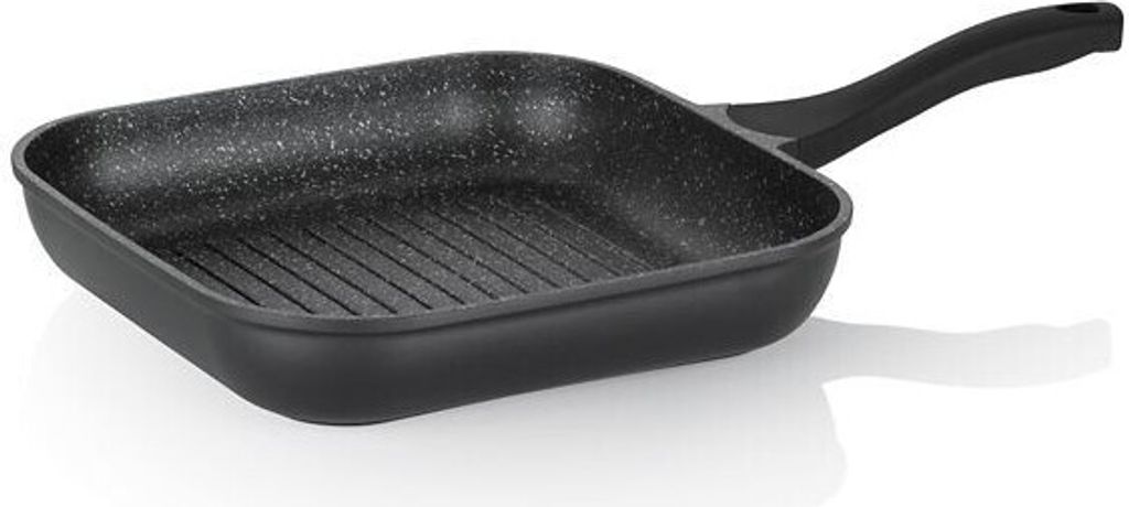 KELA Grillpfanne Stella Nova Aluminiumguss schwarz 28,0x28,0x6,0cm KL-12228