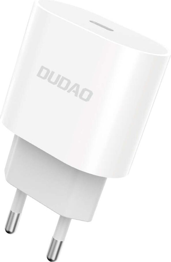 DUDAO EU Charger PD 20W Fast Type C white, Drinnen, AC, 12 V, Wei