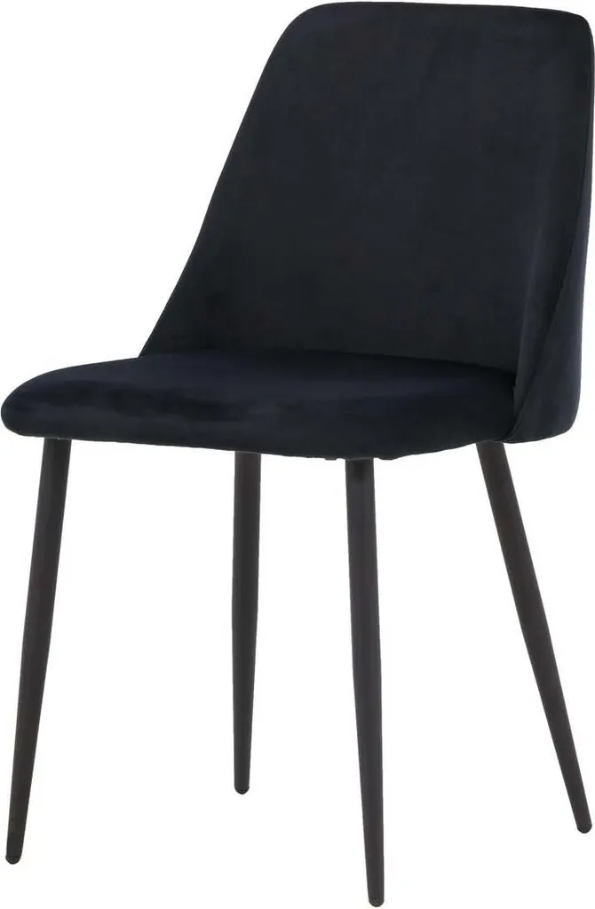 Sedia Design FURNLUX Night Black 49x56x87 cm | Arredo Living Luxury