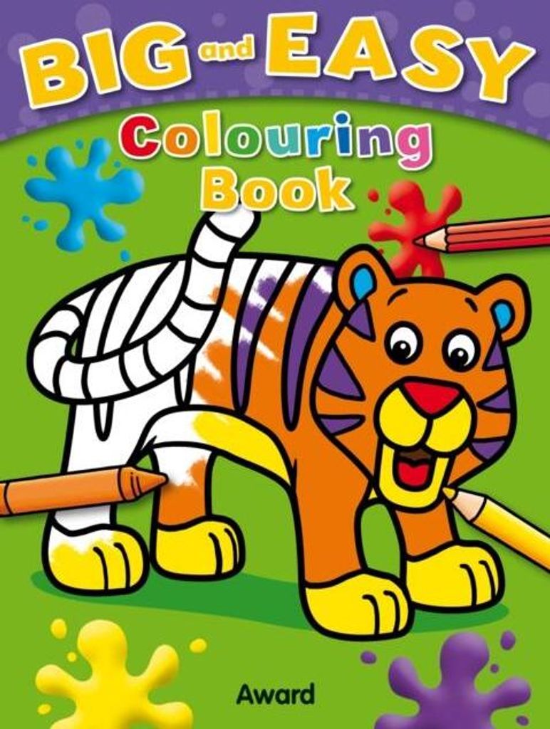 Big Easy Colouring Booktiger – Lingua: Inglese
