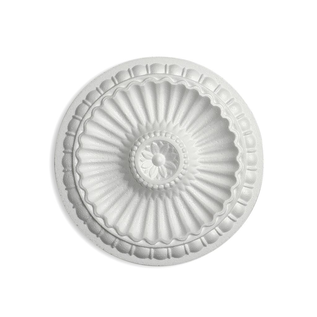 Decosa Rosette Desire, weiß, Ø 28 cm - 6 Stück