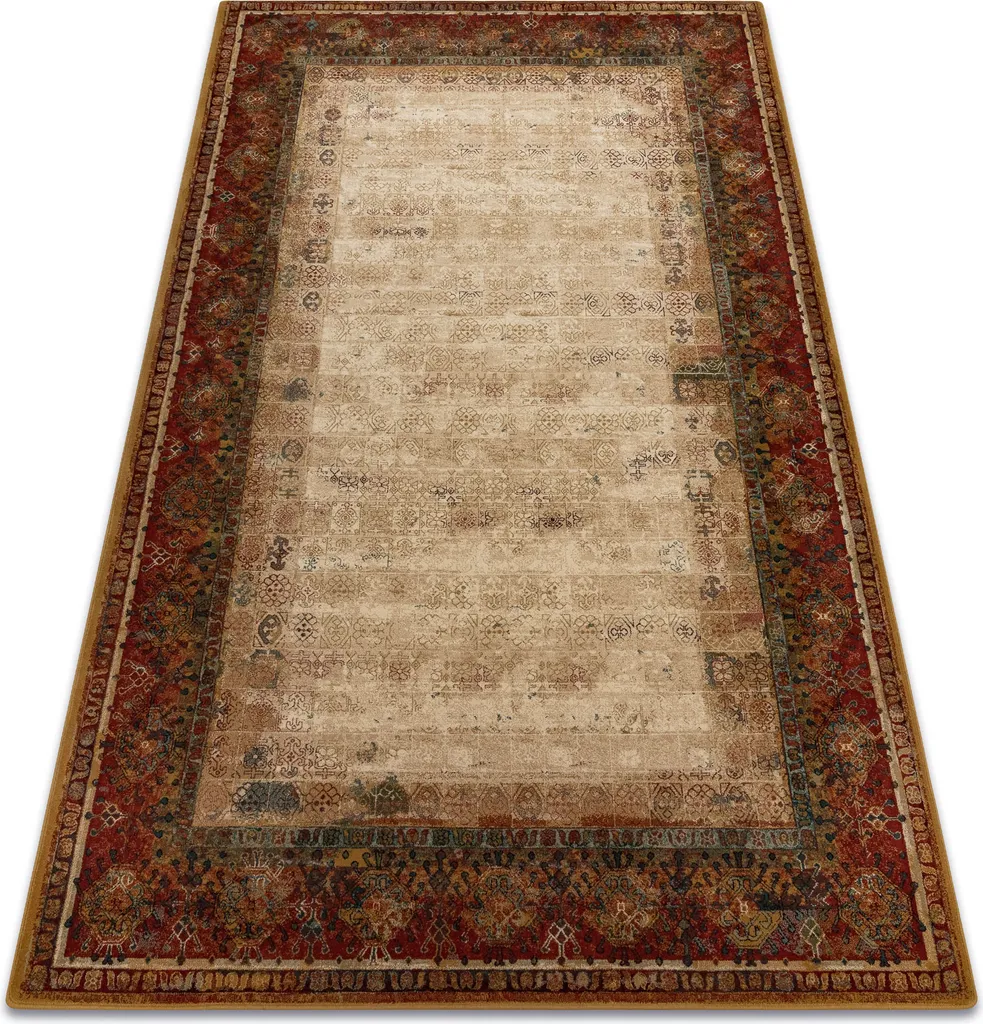 Tapis rouge en pure laine naturelle POLONIA PAMUK 2 soft 66x100