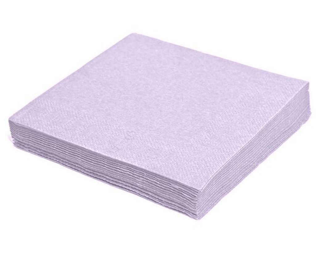 500x Servietten 33 x 33 cm 1/4 -Falz 3-lagig flieder Produktbild 