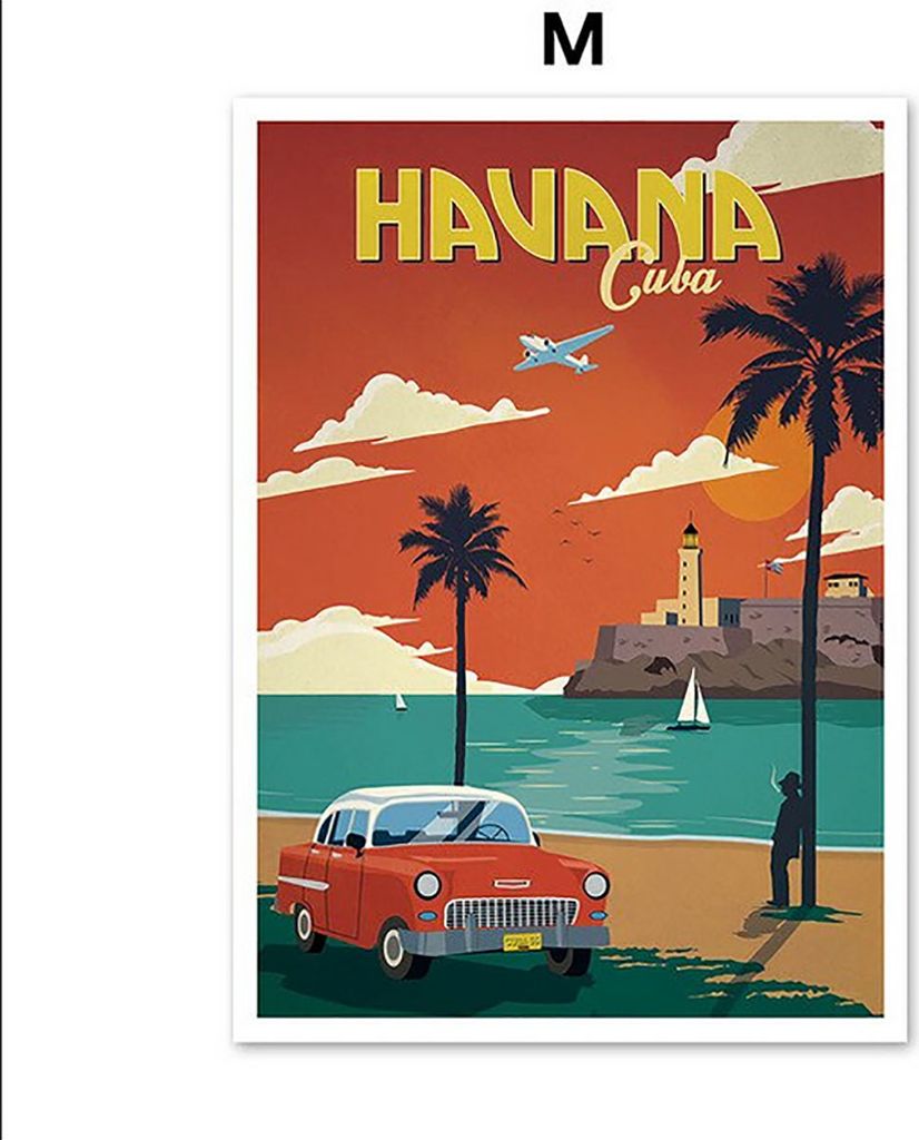 TPFLiving Kunstdruck LW-1550 (OHNE RAHMEN) Poster - Leinwand - Wandbild - Hochauflösender Giclée-Druck, langlebig und hochwertig - Berühmte Stä...