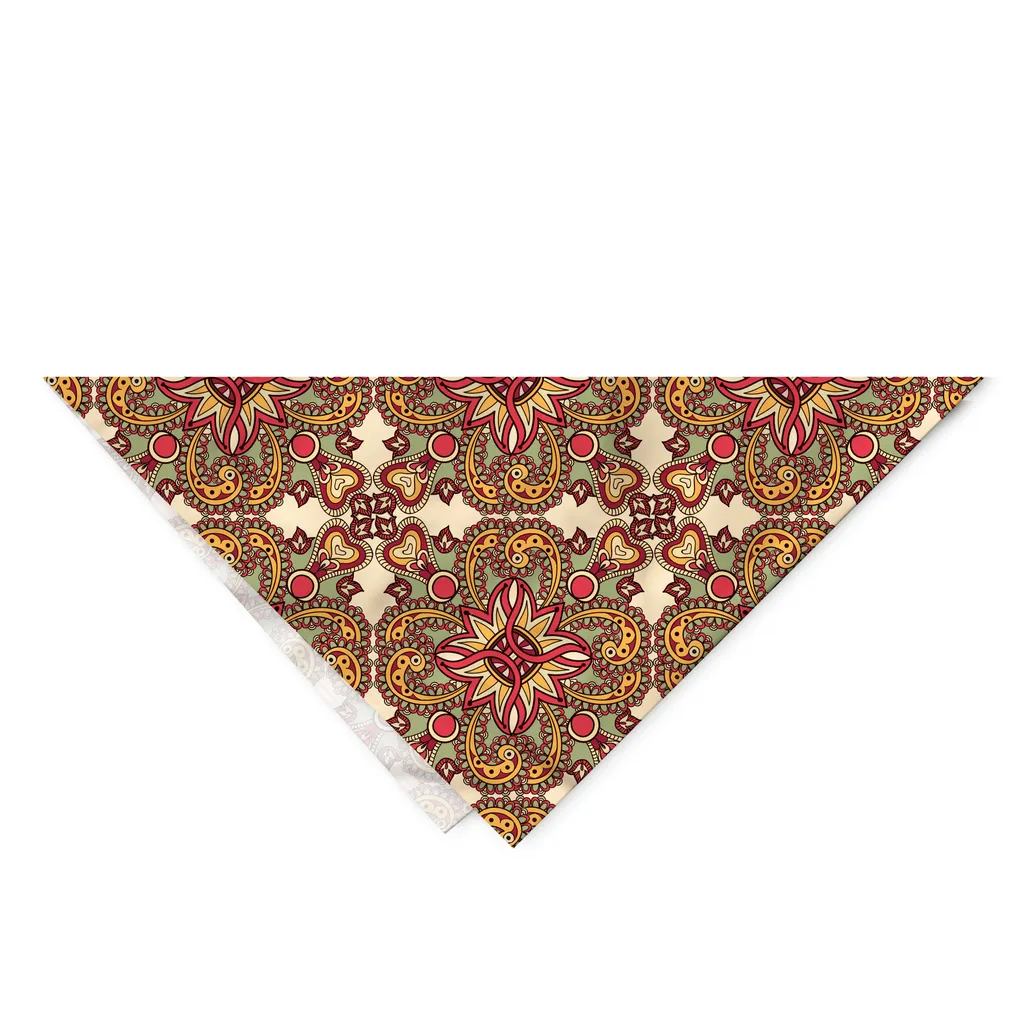 ABAKUHAUS Mandala Tessuto a Metraggio, Oriental Hexagon Motif, Tessuto