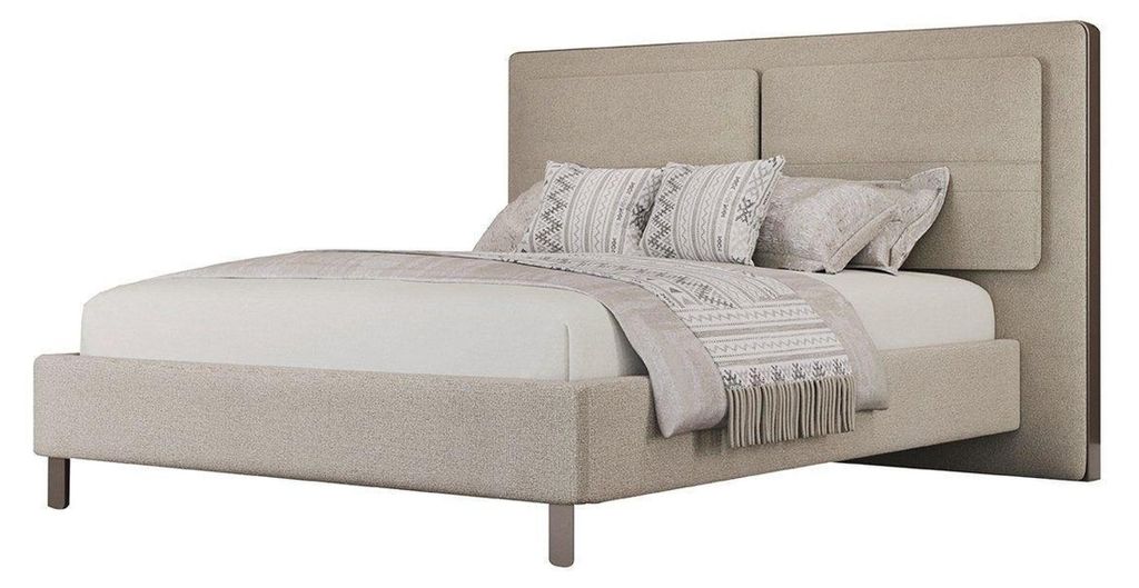 Polsterbett 180 x 200 cm Doppelbett Schlafzimmer Luxus Holzmöbel neu