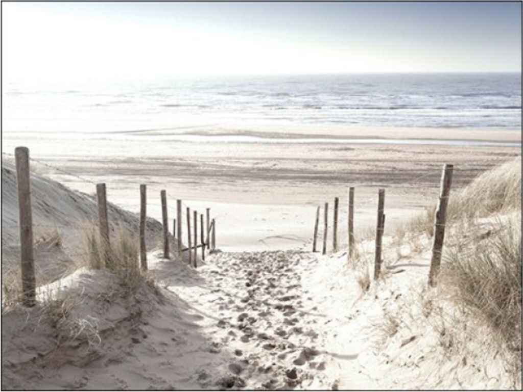 TPFLiving Kunstdruck LW-16 (OHNE RAHMEN) Poster - Leinwand - Wandbild - Hochauflösender Giclée-Druck, langlebig und hochwertig - Sommerlandschaft...