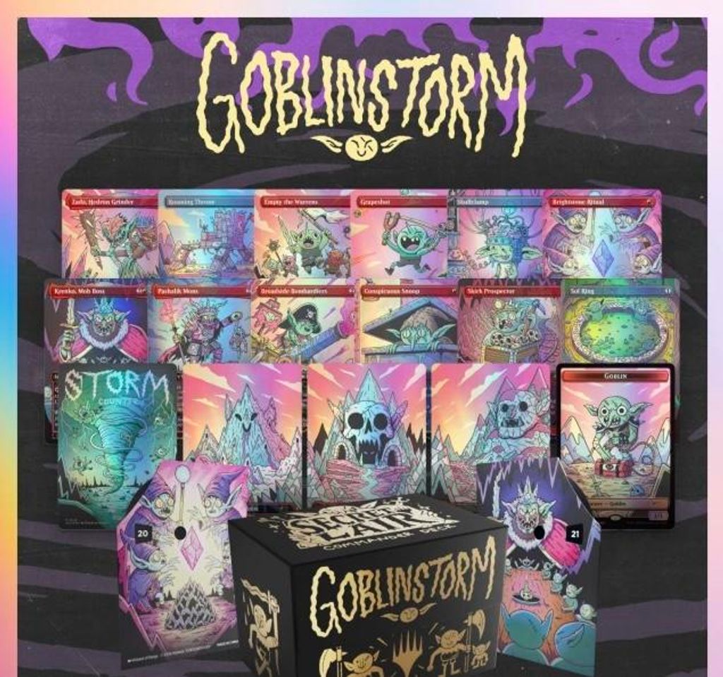 Magic The Gathering Secret Lair Commander Deck Goblin Storm Produktbild 