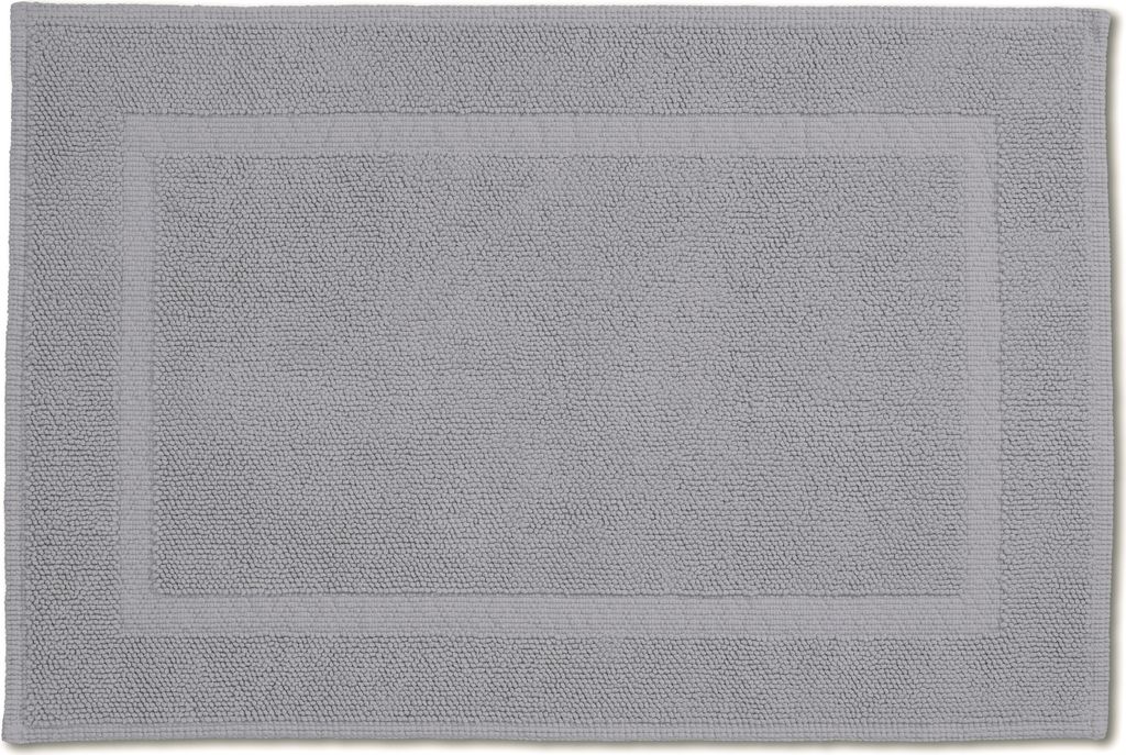 Rhomtuft Badteppich Pearl eckig 50 x 70 cm Farbe kiesel