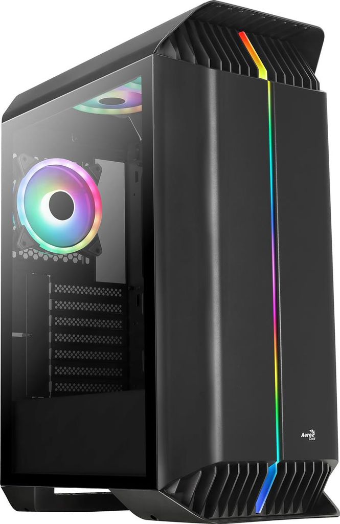 Aerocool Gladiator Duo G-BK-v1, Tower-Gehäuse, (Tempered Glass)