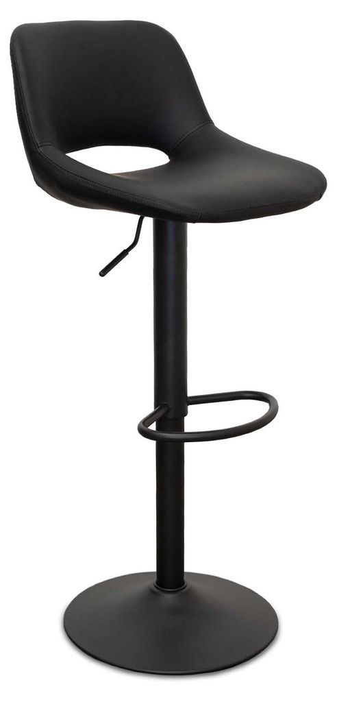 Weber Barhocker schwarz, höhenverstellbar, ergonomische Produktbild 