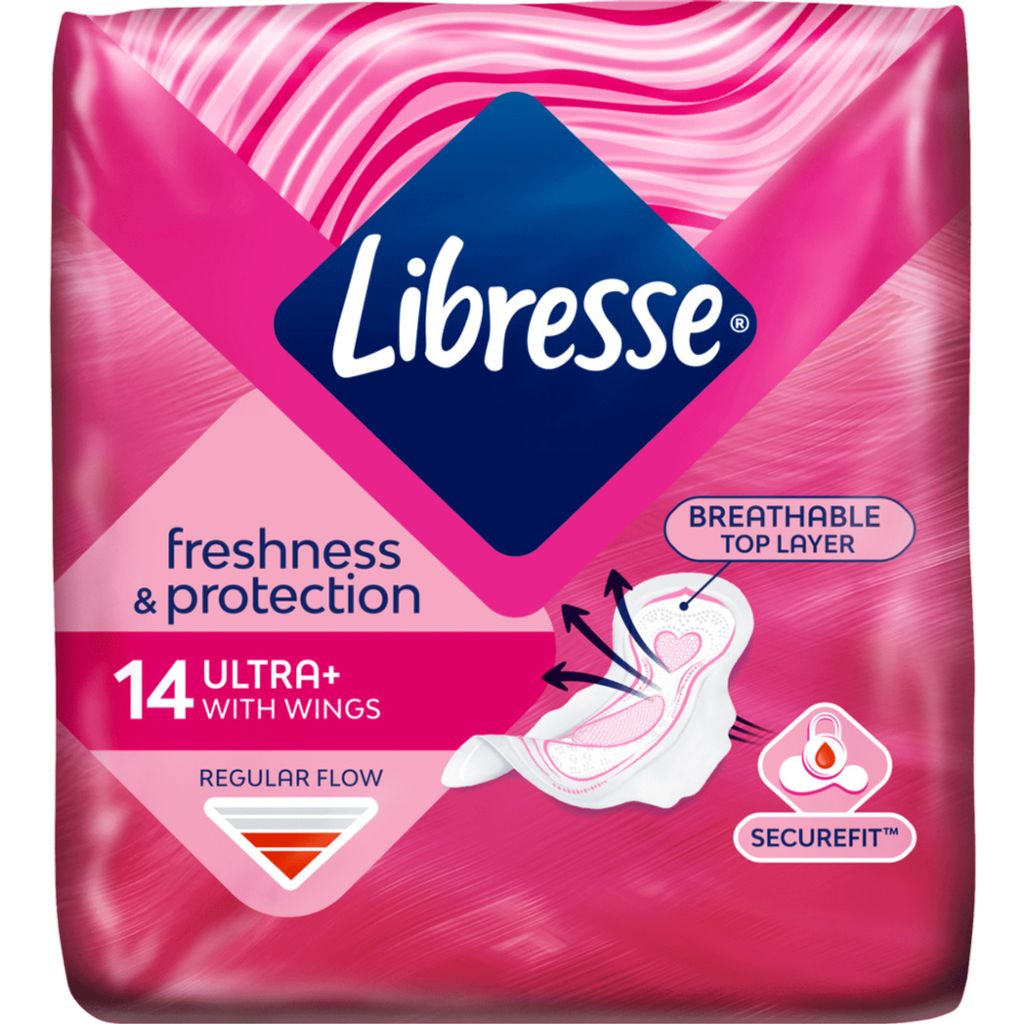 Libresse Binden Ultra Thin Normal Wing  14 Stck Produktbild 