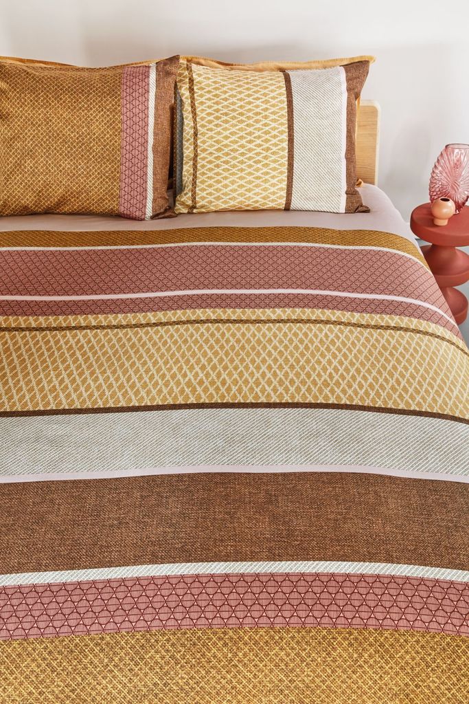 Beddinghouse Bettwäsche-Garnitur Lian Farbe Gelb Größe 135x200+80x80cm AL