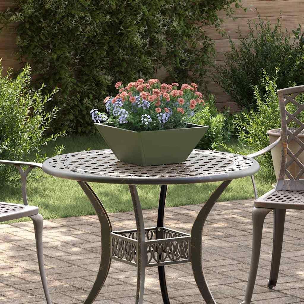 Maison Exclusive - Garten-Pflanzgefäß Olive Grün 35 x 35 x 15 cm