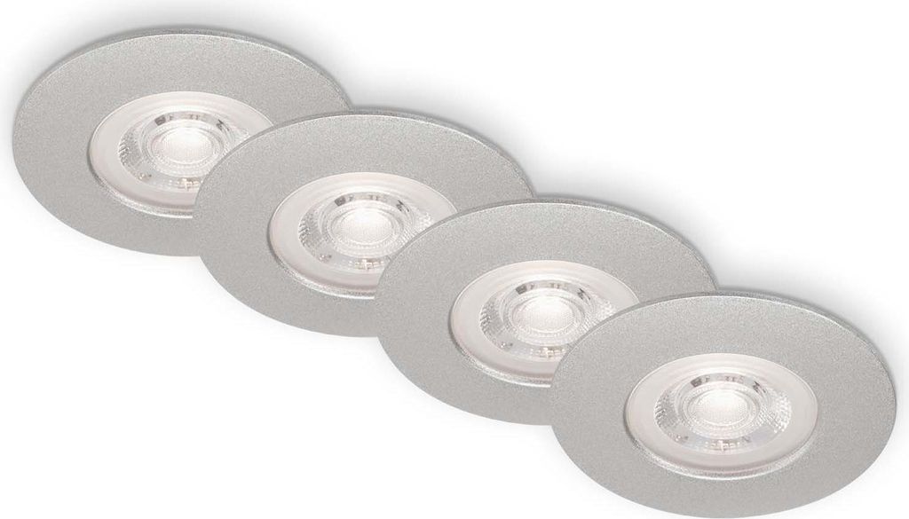 BRILONER - Jeu de 4 lampes encastrées plafond LED, lampes Image du produit 