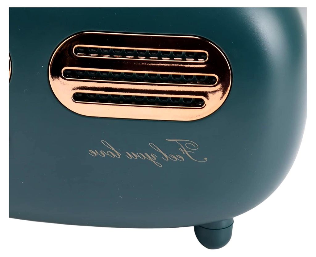 Vintage Taschentuchbox im Radio Design, moderner Organizer für Badezimmer, Wohnzimmer, Schlafzimmer, Nachttisch und Schreibtisch, grün