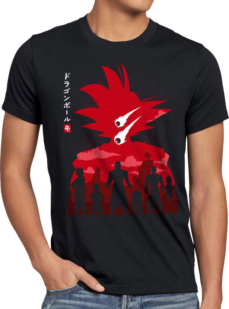style3 Saiyan Meteor Herren T-Shirt roshi ball z roshi songoku, Größe:5XL