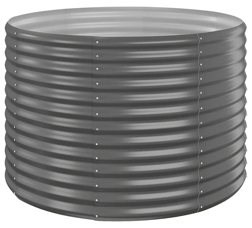 vidaXL Verhoogde plantenbak, verzinkt staal, 100x100x68 cm, Productafbeelding 
