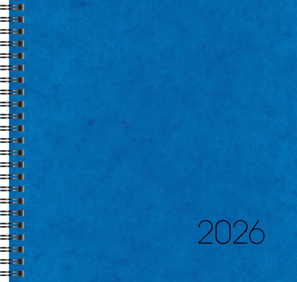 BRUNNEN 1076601306 Calendrier-livre 21x21cm 2 Pages par Semaine