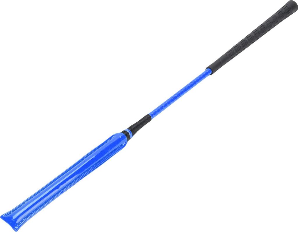 Pferdepeitsche Reitgerte mit Anti-Rutsch-Silikon-Griff für Pferdesport Racing Blau