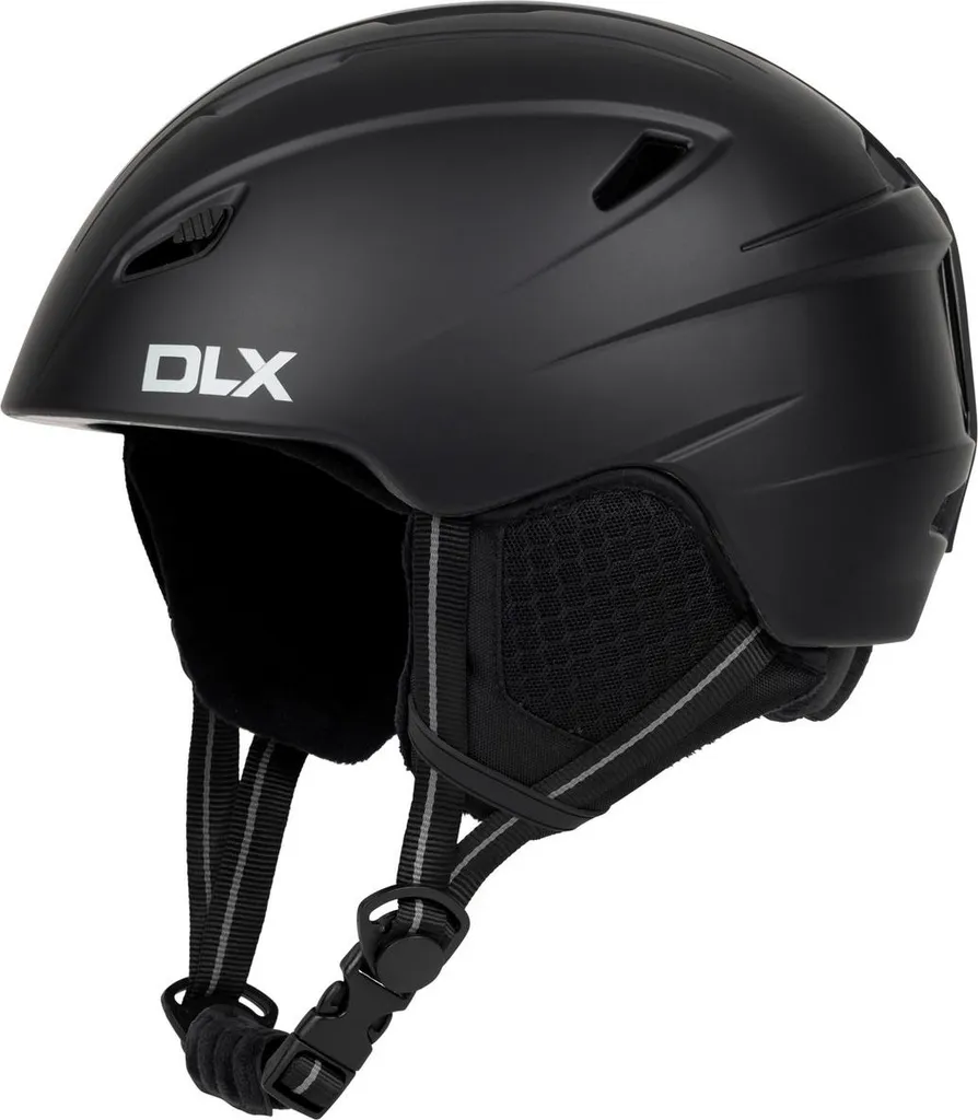 Casque de ski réglable Trespass Hark DLX noir avec ventilation L