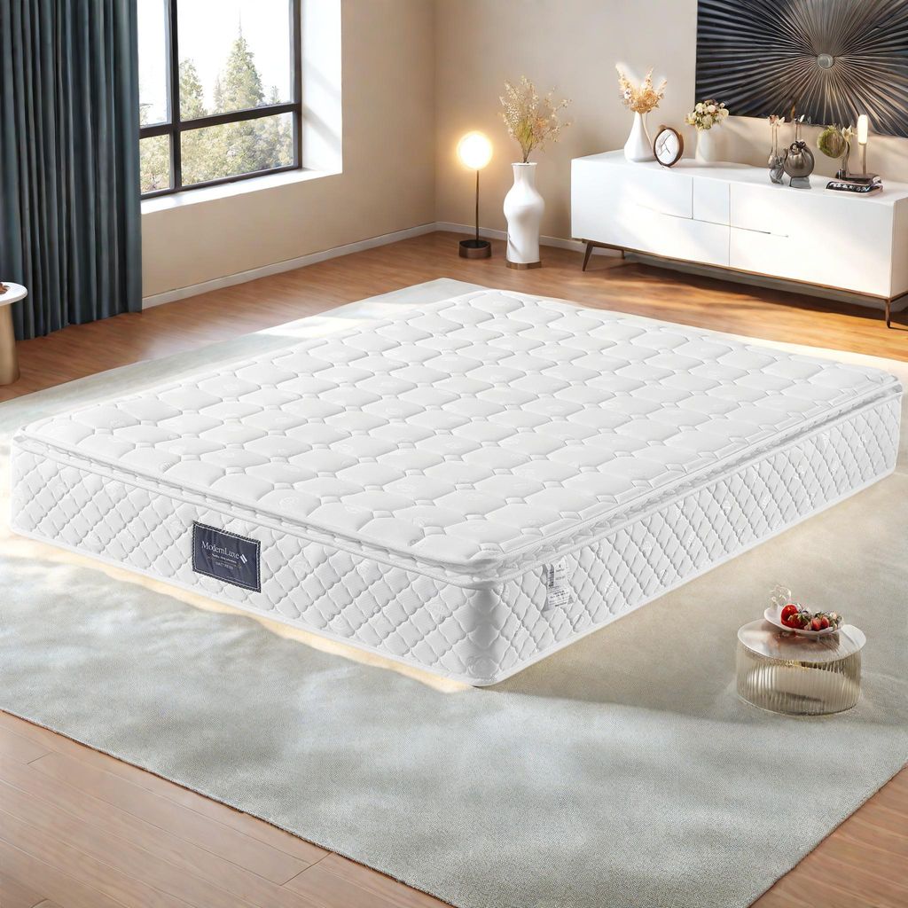 UnboxG Matratze, mittlere Festigkeit, Memory-Schaum, Druckentlastung, milbendicht, 140x200 cm, 25 cm hoch für Rücken- & Seitenschläfer