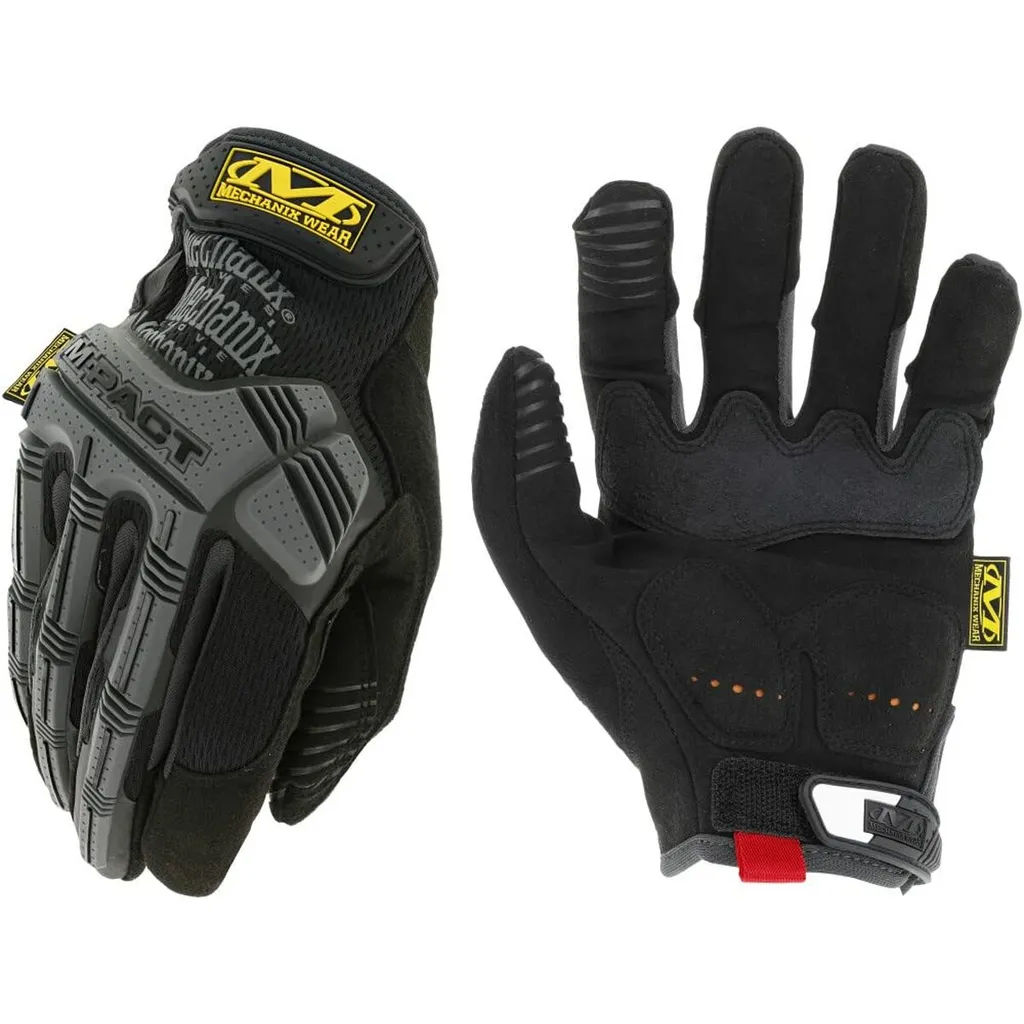 Gants Mechanix M-Pact Antichocs Taille L Noir Gris - Technologie D3O