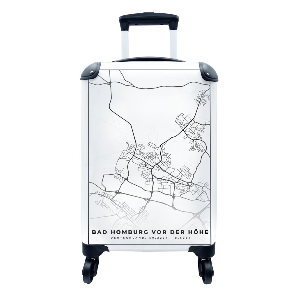 MuchoWow® Koffer Handgepäck Trolley Rollkoffer Kleine Produktbild 