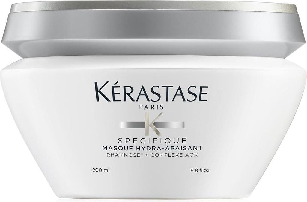 A product shot of a hair mask jar.