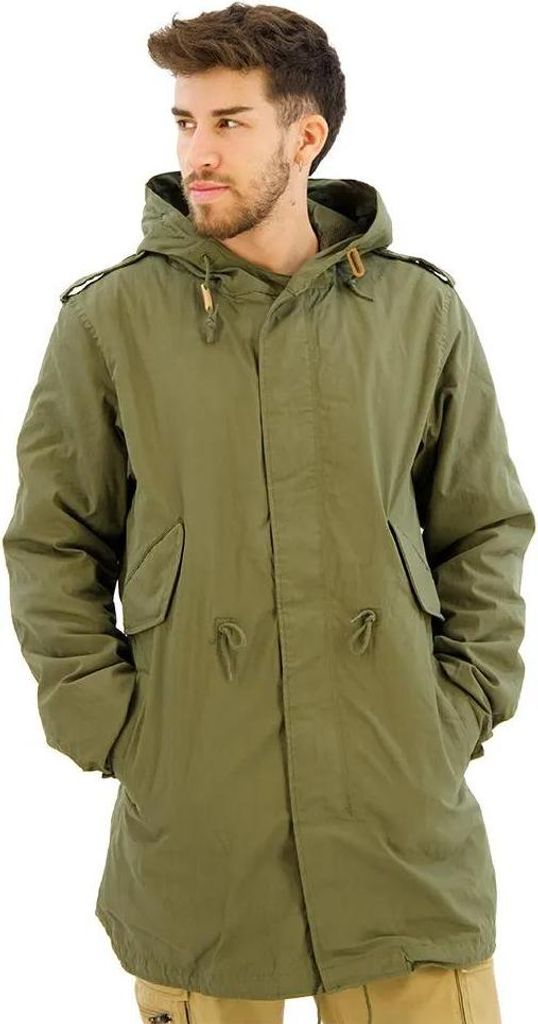 Brandit M51 Amerikaanse jas, groen, heren, maat 2XL, kleur Productafbeelding 