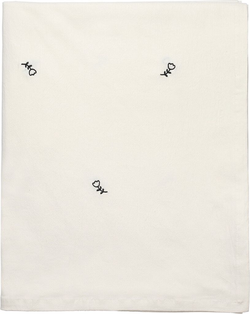 Broste Copenhagen Mai Tischdecke black/off white 160x300cm