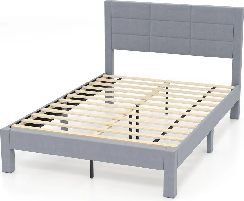 Sommier plateforme 140x200 gris pour optimiser le confort de nuit
