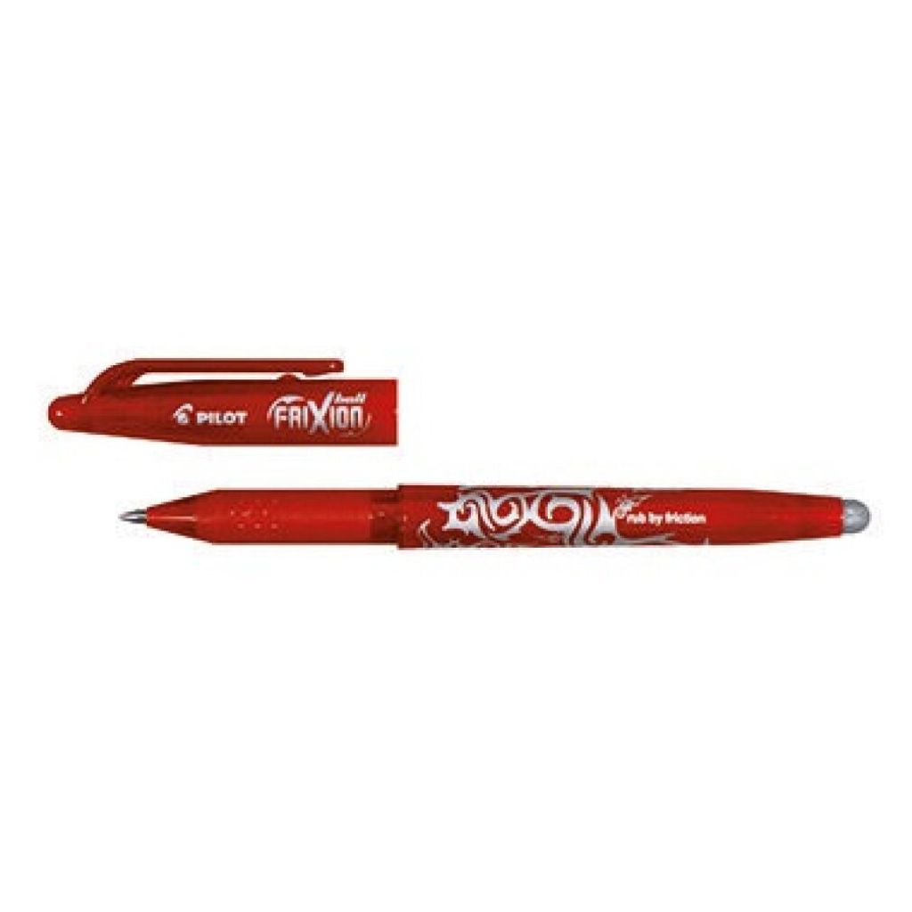 Pilot BL-FR7-R FriXion Ball vulpen, 0,7 - 0,4 mm, rood, Productafbeelding 