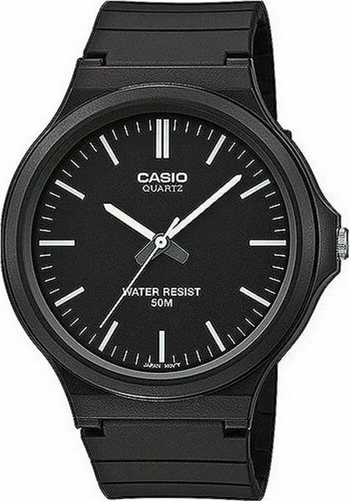 Montre Homme Casio MW-240-1EVEF Noir - Cadran Analogique Classique