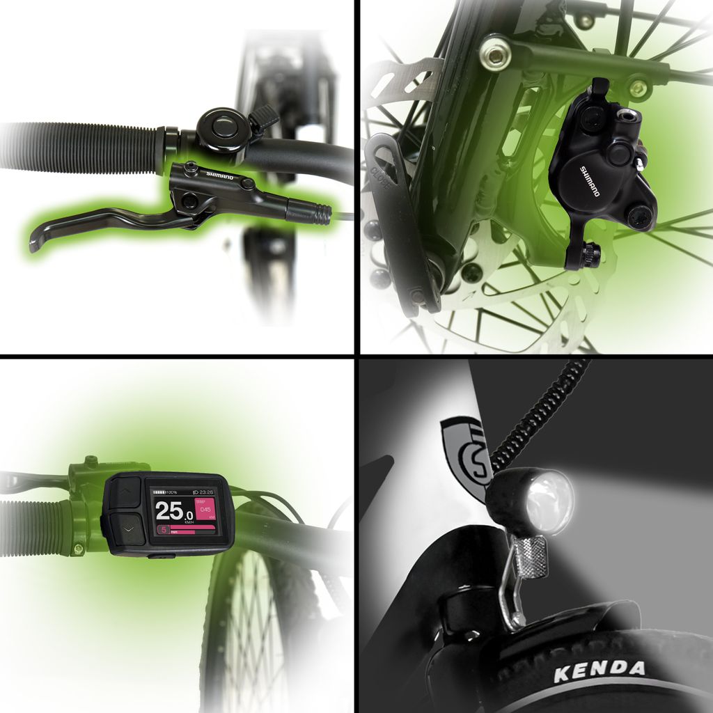 SachsenRAD E-Bike Allrounder Urban Trekking EBike C3T mit Produktbild 9
