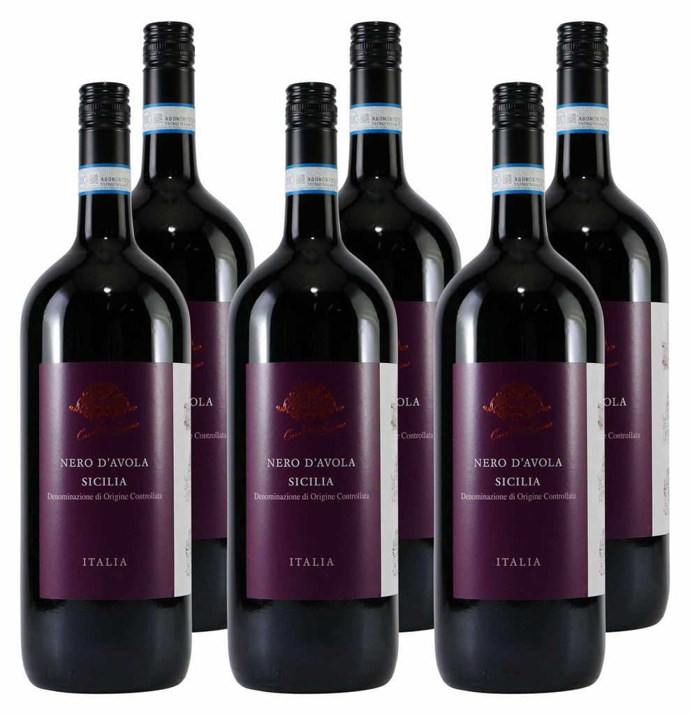 Casalina di Siziano Nero d ́Avola DOC -trocken- (6 x 1,5L)