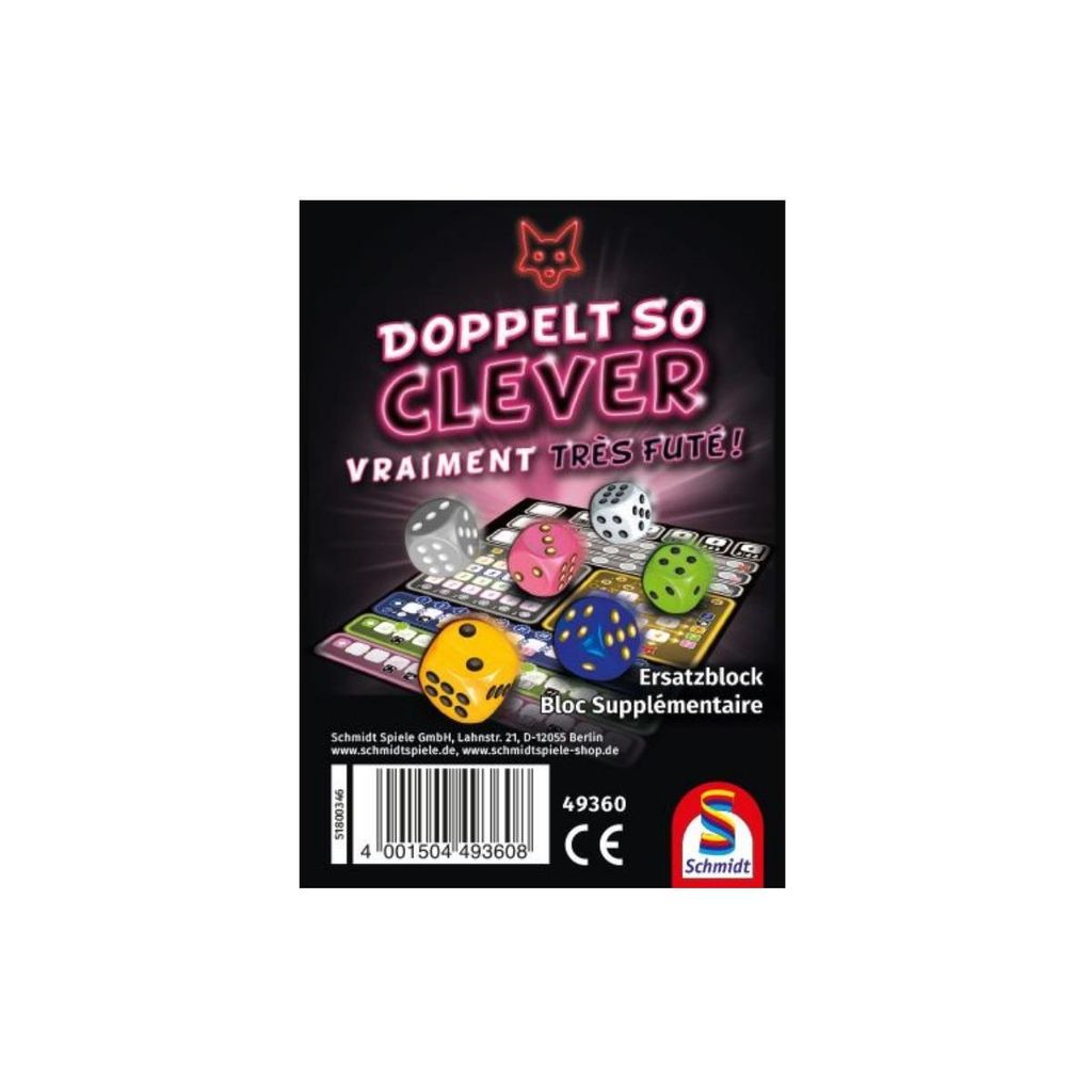 Schmidt Spiele Doppelt so Clever, Brettspiel, Familienspiel Produktbild 