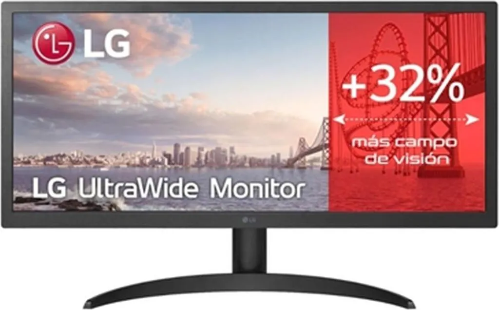 LG UltraWide 26WQ500-B Moniteur 25,7 Pouces WFHD Noir pour Bureautique