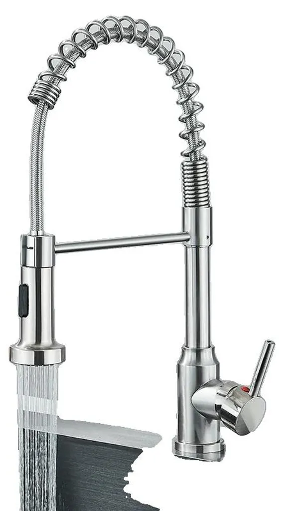 Robinet extractible pour évier de cuisine, idéal pour grand nettoyage