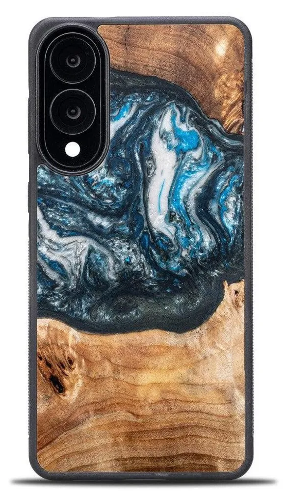 Custodia in legno per Galaxy S25 Edge, Bewood Unique Planets Earth
