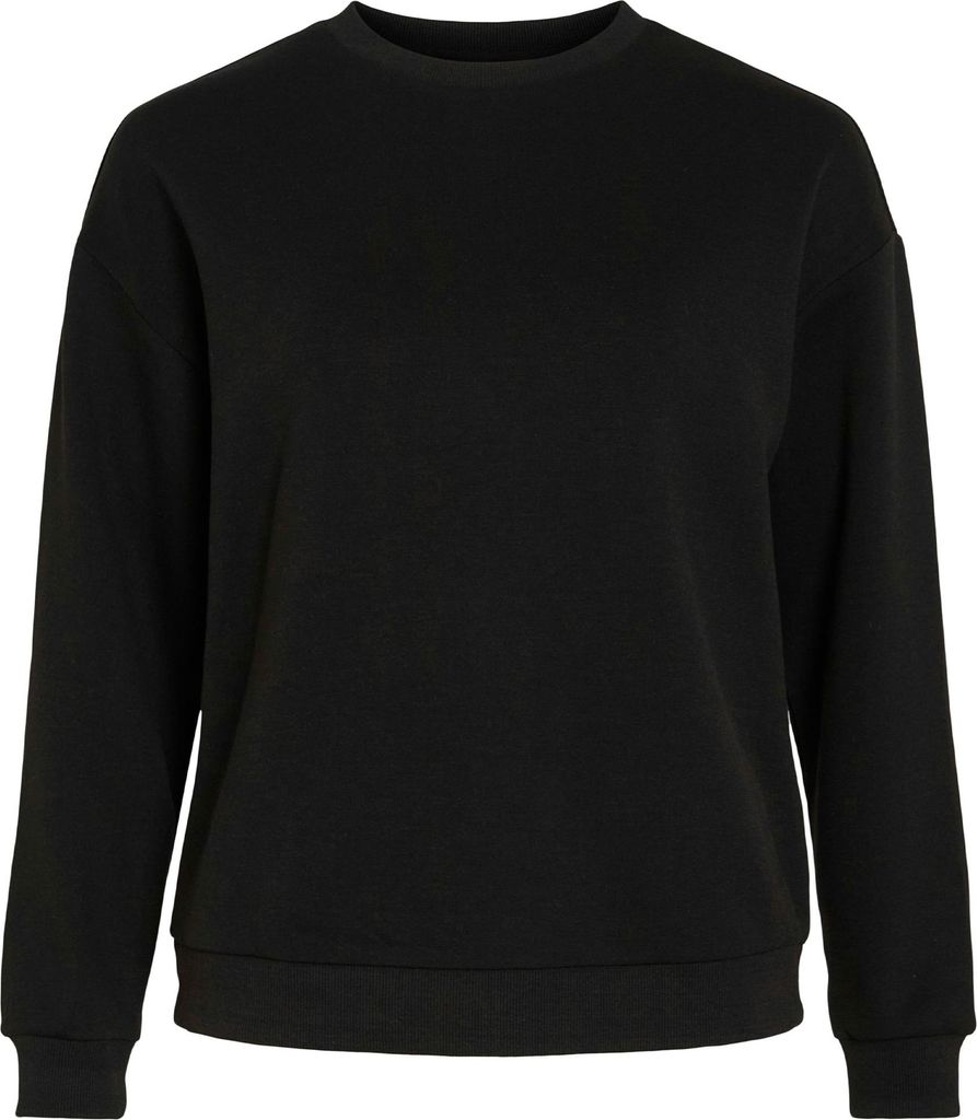 VILA Pullover Rundhals lange Ärmel weicher Sweatshirt-Look Größe: XL