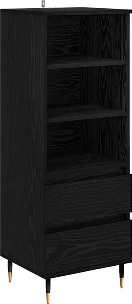 SYFAX™ Credenza in Rovere Nero - L'Eleganza del Multistrato per la Tua Casa