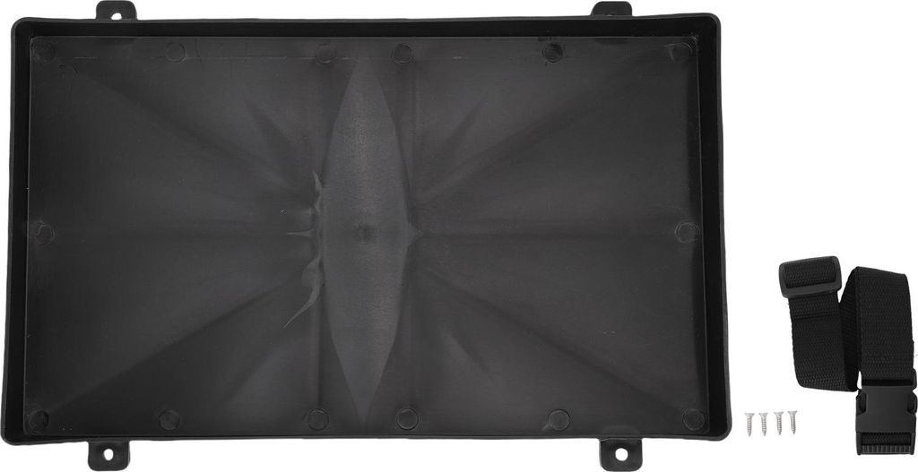 Marine Battery Tably 12V Bootshalter mit Haltegurt für Wohnmobilanhänger Yatch M (315 x 180 mm / 12,4 7,09 Zoll)