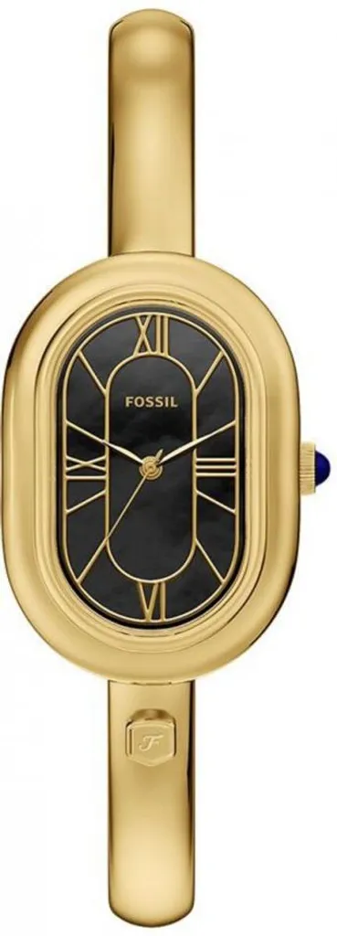Montre Femme Fossil ES5456 Dorée à Quartz et Bracelet Rigide Élégant